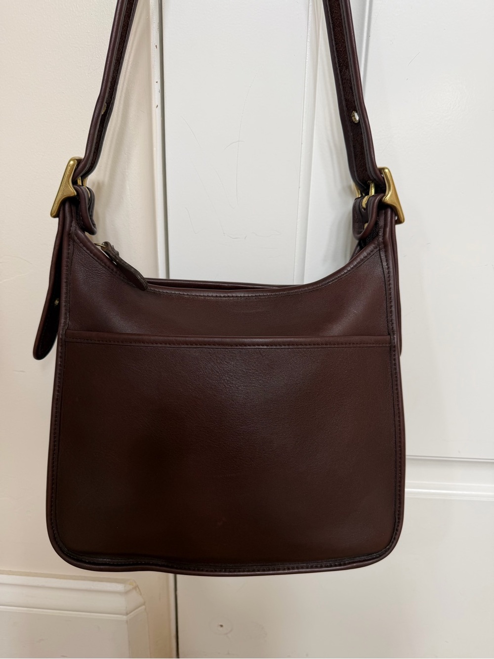 Vintage Coach Mahogany Legacy Zip 9966